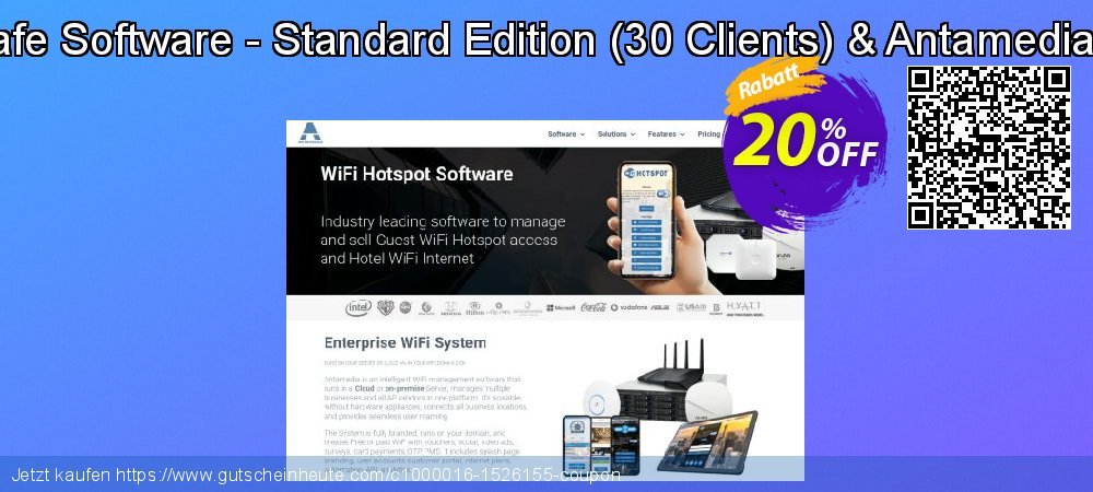 Internet Cafe Software - Standard Edition - 30 Clients  & Antamedia HotSpot umwerfenden Verkaufsförderung Bildschirmfoto