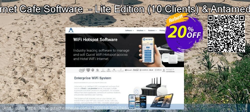 Special Bundle - Internet Cafe Software  - Lite Edition - 10 Clients & Antamedia HotSpot - Lite Edit umwerfenden Rabatt Bildschirmfoto