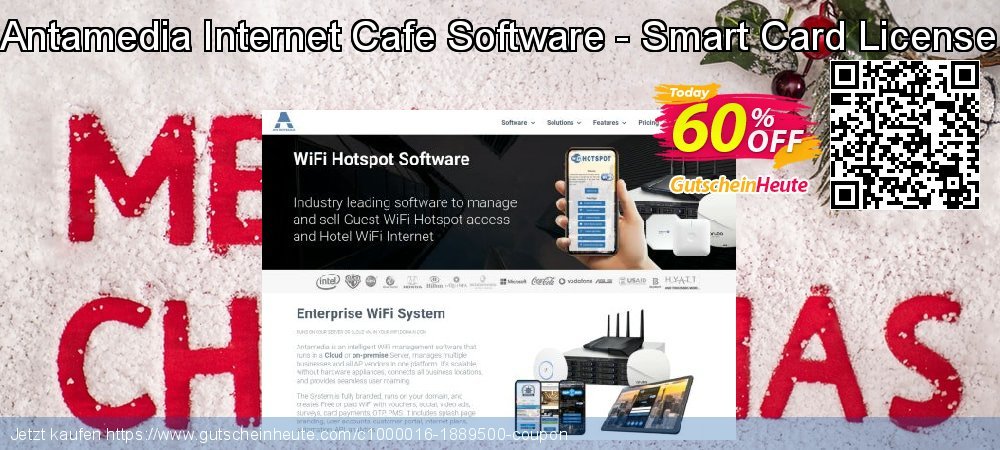 Antamedia Internet Cafe Software - Smart Card License toll Preisnachlass Bildschirmfoto