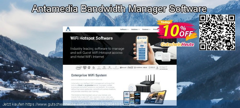 Antamedia Bandwidth Manager Software beeindruckend Angebote Bildschirmfoto