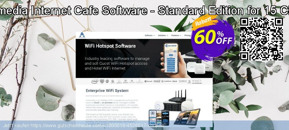 Antamedia Internet Cafe Software - Standard Edition for 15 Clients beeindruckend Ermäßigung Bildschirmfoto