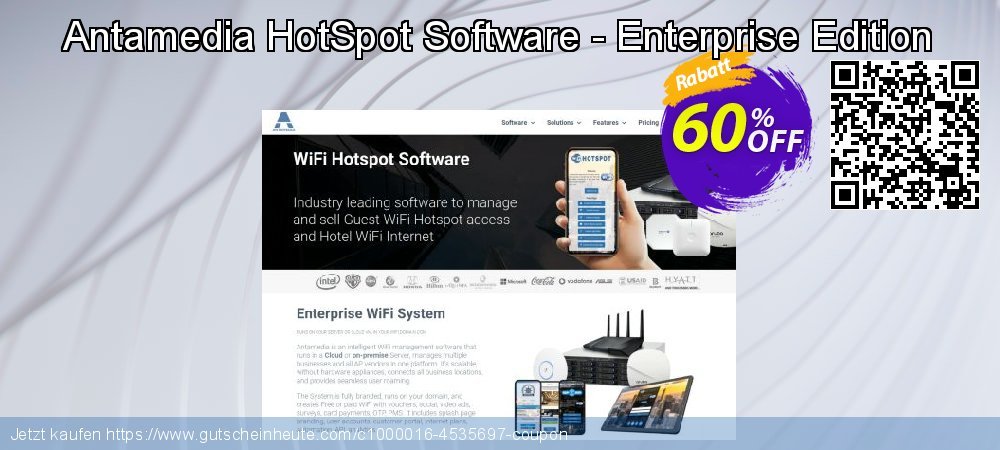 Antamedia HotSpot Software - Enterprise Edition umwerfenden Ermäßigung Bildschirmfoto