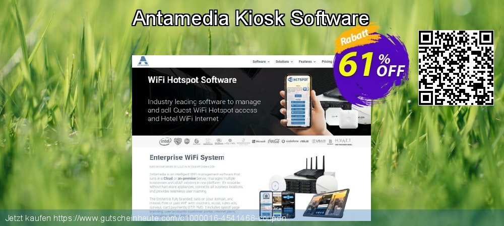 Antamedia Kiosk Software klasse Beförderung Bildschirmfoto