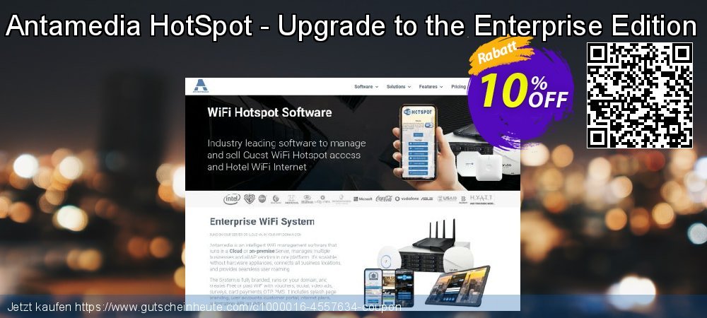 Antamedia HotSpot - Upgrade to the Enterprise Edition verblüffend Förderung Bildschirmfoto
