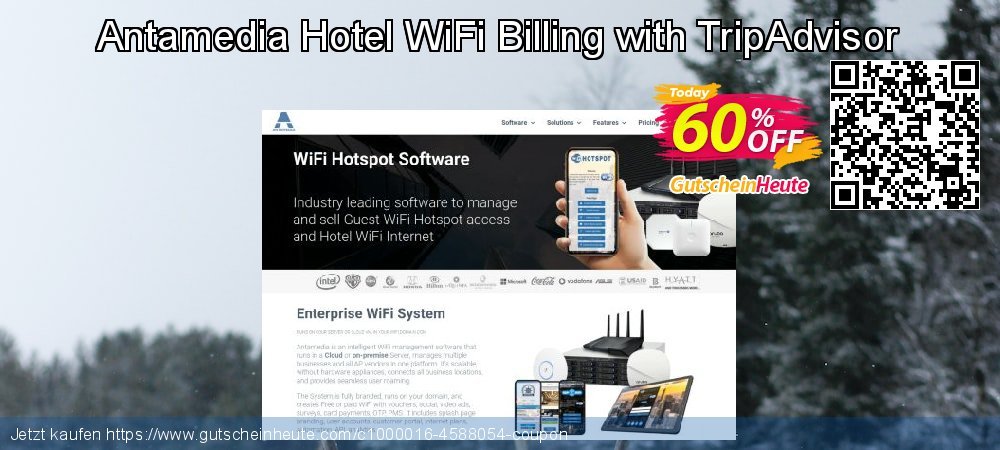 Antamedia Hotel WiFi Billing with TripAdvisor aufregenden Promotionsangebot Bildschirmfoto