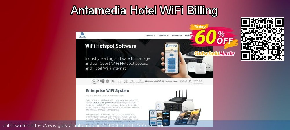 Antamedia Hotel WiFi Billing uneingeschränkt Ermäßigungen Bildschirmfoto
