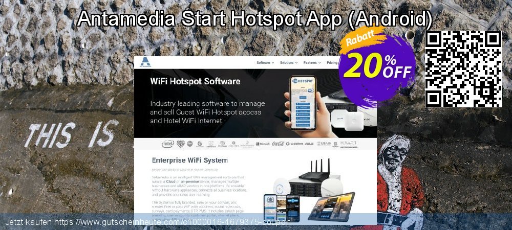 Antamedia Start Hotspot App - Android  verwunderlich Ermäßigungen Bildschirmfoto