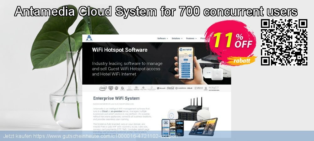 Antamedia Cloud System for 700 concurrent users toll Ausverkauf Bildschirmfoto