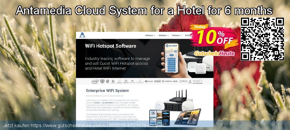 Antamedia Cloud System for a Hotel for 6 months ausschließenden Preisnachlässe Bildschirmfoto