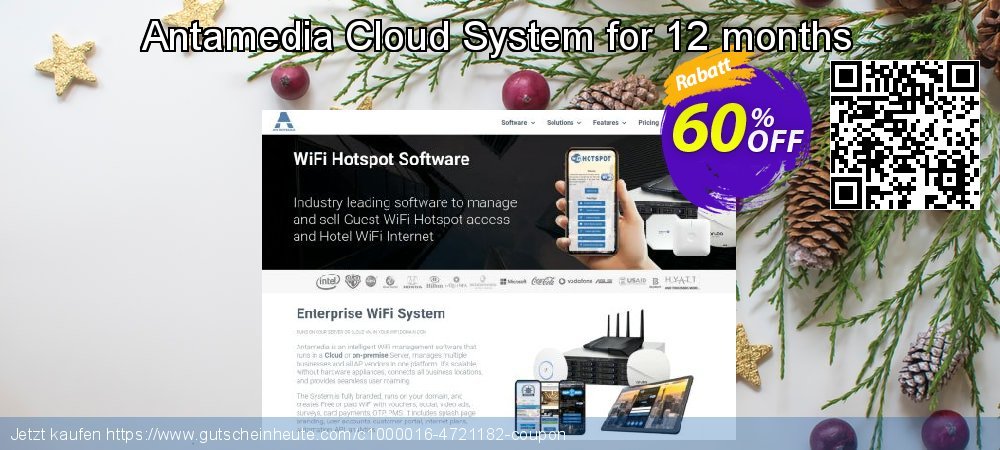 Antamedia Cloud System for 12 months erstaunlich Nachlass Bildschirmfoto