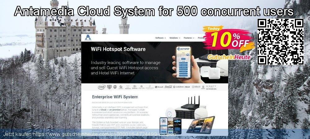 Antamedia Cloud System for 500 concurrent users erstaunlich Ermäßigung Bildschirmfoto