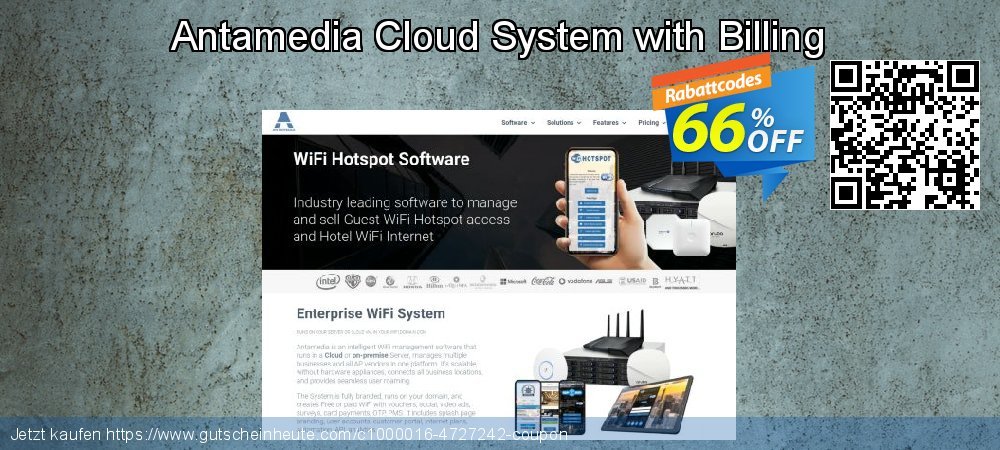 Antamedia Cloud System with Billing beeindruckend Preisnachlass Bildschirmfoto