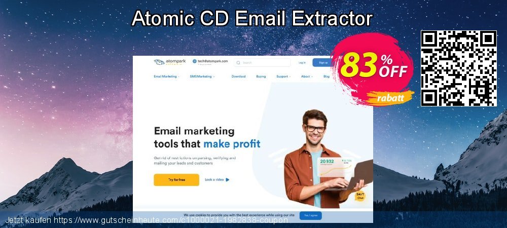 Atomic CD Email Extractor aufregenden Preisreduzierung Bildschirmfoto