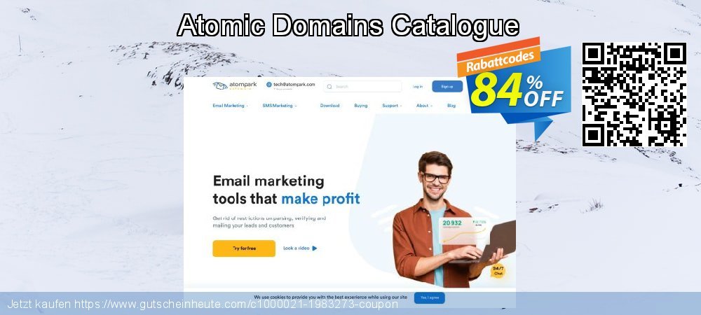 Atomic Domains Catalogue umwerfende Nachlass Bildschirmfoto