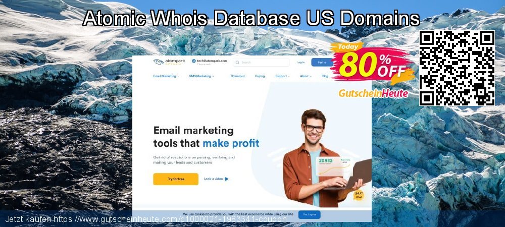Atomic Whois Database US Domains klasse Nachlass Bildschirmfoto
