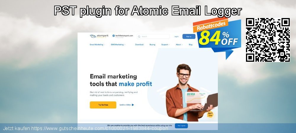 PST plugin for Atomic Email Logger erstaunlich Beförderung Bildschirmfoto