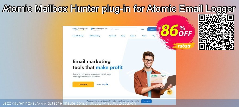 Atomic Mailbox Hunter plug-in for Atomic Email Logger verblüffend Diskont Bildschirmfoto
