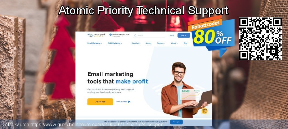 Atomic Priority Technical Support klasse Diskont Bildschirmfoto