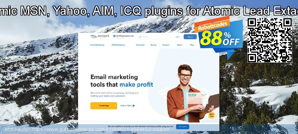 Atomic MSN, Yahoo, AIM, ICQ plugins for Atomic Lead Extactor umwerfenden Preisreduzierung Bildschirmfoto