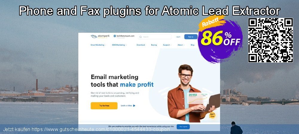 Phone and Fax plugins for Atomic Lead Extractor geniale Preisnachlass Bildschirmfoto