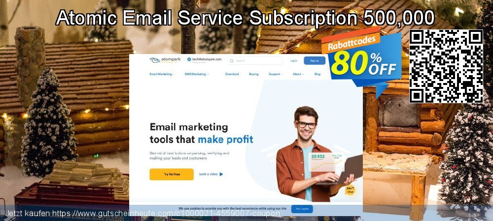 Atomic Email Service Subscription 500,000 klasse Ermäßigungen Bildschirmfoto