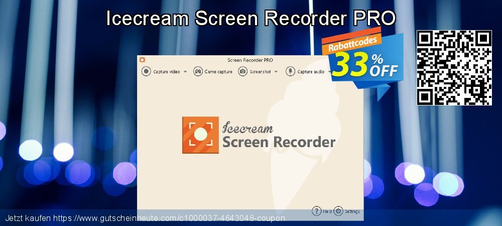 Icecream Screen Recorder PRO großartig Diskont Bildschirmfoto