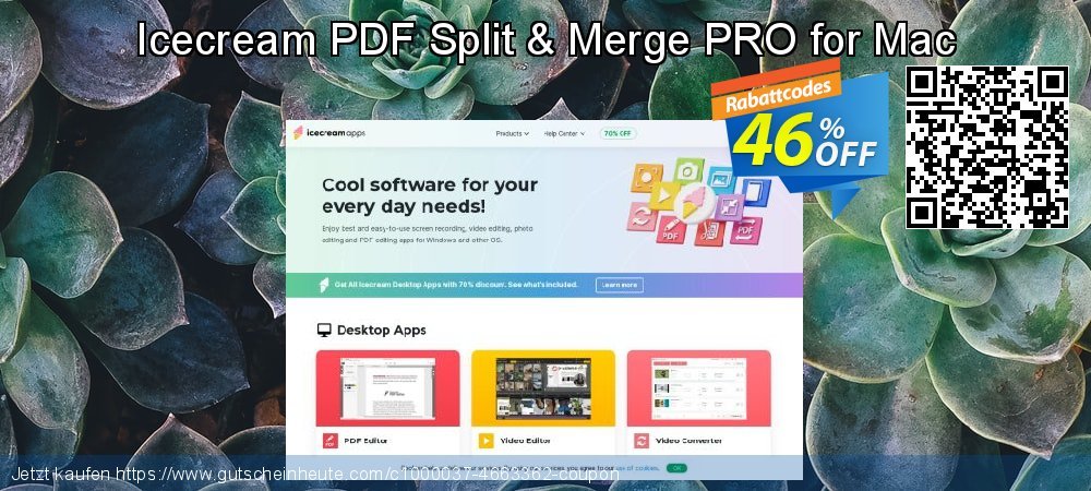 Icecream PDF Split & Merge PRO for Mac verwunderlich Nachlass Bildschirmfoto