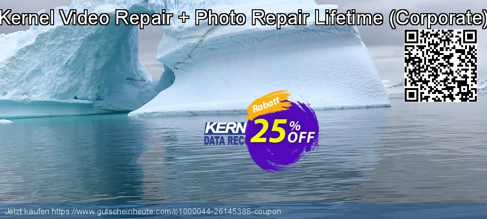 Kernel Video Repair + Photo Repair Lifetime - Corporate  aufregenden Angebote Bildschirmfoto