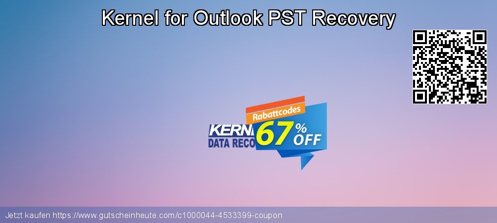Kernel for Outlook PST Recovery faszinierende Ermäßigung Bildschirmfoto