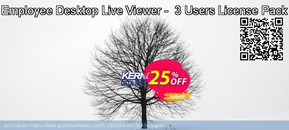 Employee Desktop Live Viewer -  3 Users License Pack besten Rabatt Bildschirmfoto