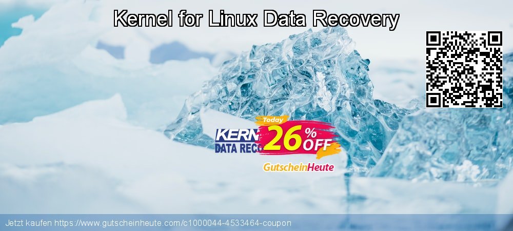 Kernel for Linux Data Recovery umwerfenden Promotionsangebot Bildschirmfoto