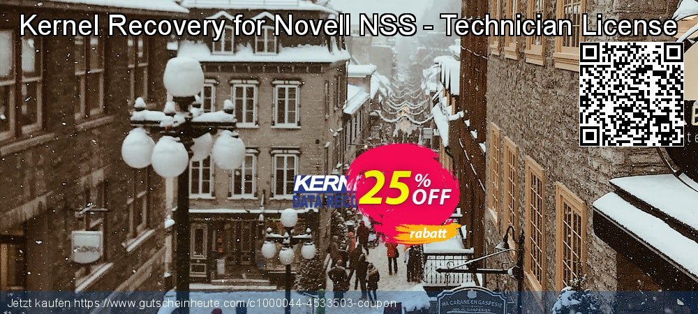 Kernel Recovery for Novell NSS - Technician License ausschließlich Verkaufsförderung Bildschirmfoto