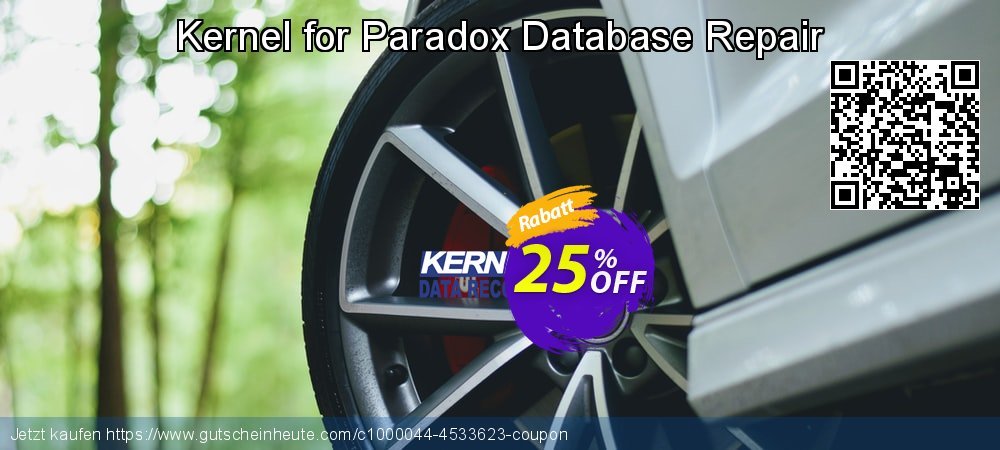 Kernel for Paradox Database Repair spitze Ausverkauf Bildschirmfoto