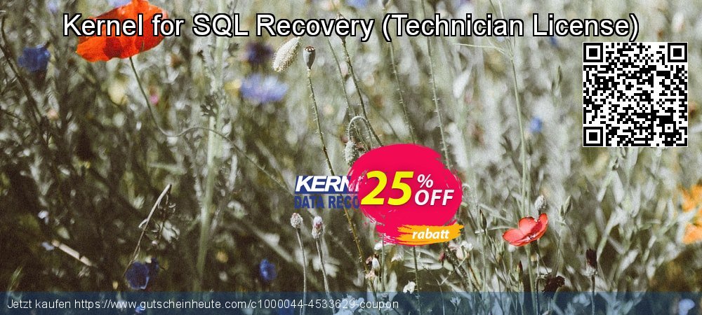 Kernel for SQL Recovery - Technician License  besten Sale Aktionen Bildschirmfoto