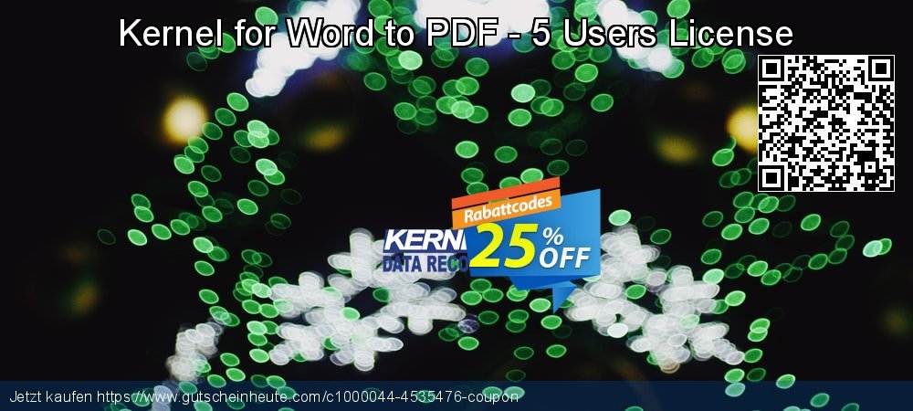 Kernel for Word to PDF - 5 Users License faszinierende Ausverkauf Bildschirmfoto