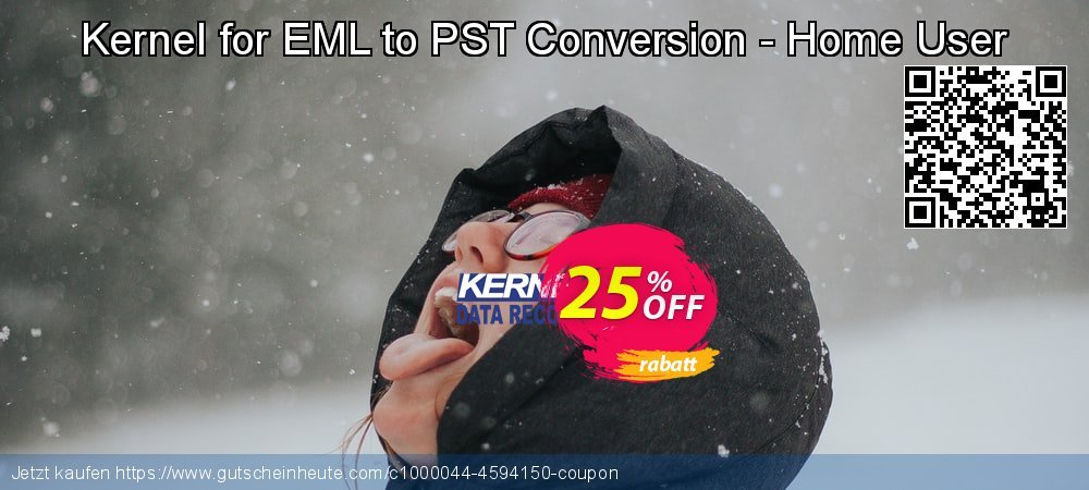 Kernel for EML to PST Conversion - Home User wunderschön Rabatt Bildschirmfoto