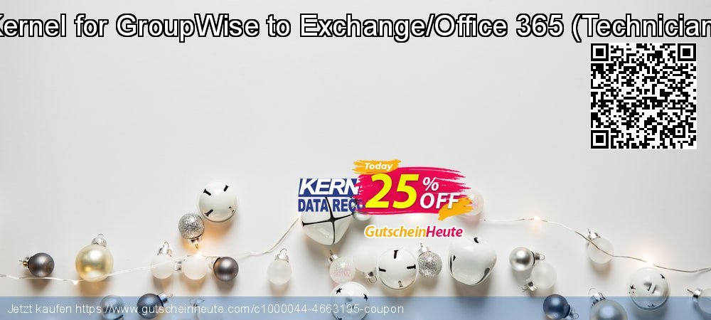 Kernel for GroupWise to Exchange/Office 365 - Technician  beeindruckend Disagio Bildschirmfoto
