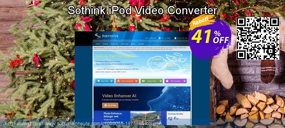 Sothink iPod Video Converter super Rabatt Bildschirmfoto