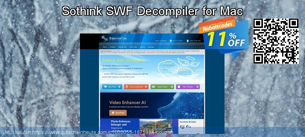 Sothink SWF Decompiler for Mac aufregenden Preisnachlässe Bildschirmfoto