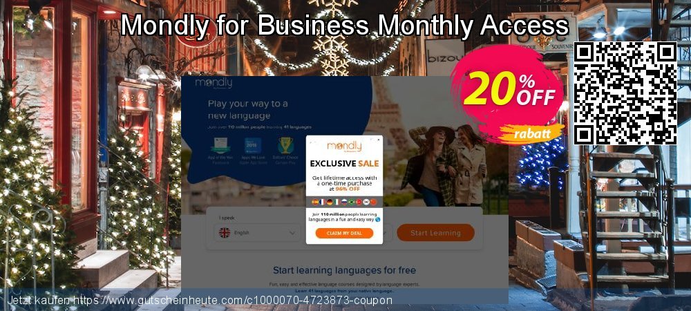 Mondly for Business Monthly Access geniale Disagio Bildschirmfoto