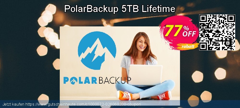 PolarBackup 5TB Lifetime fantastisch Preisnachlass Bildschirmfoto