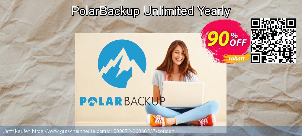 PolarBackup Unlimited Yearly beeindruckend Förderung Bildschirmfoto