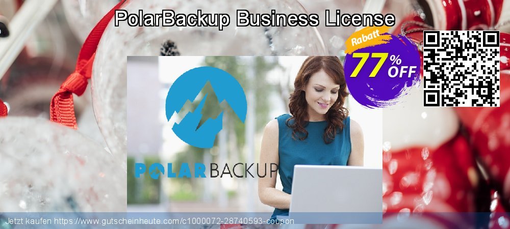 PolarBackup Business License umwerfende Förderung Bildschirmfoto