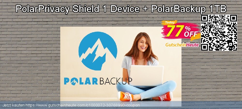 PolarPrivacy Shield 1 Device + PolarBackup 1TB spitze Nachlass Bildschirmfoto