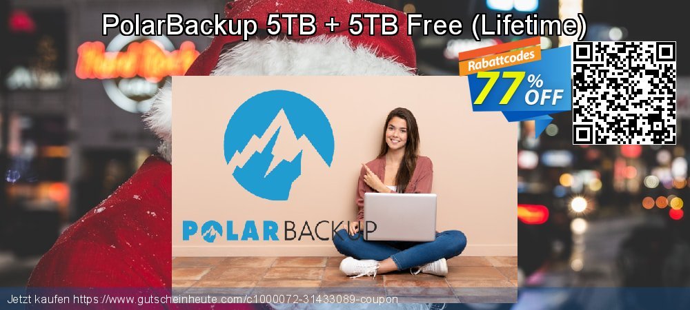 PolarBackup 5TB + 5TB Free - Lifetime  wundervoll Sale Aktionen Bildschirmfoto