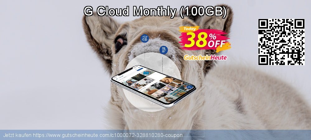 G Cloud Monthly - 100GB  aufregende Rabatt Bildschirmfoto