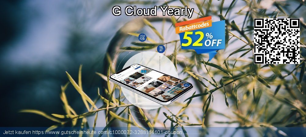 G Cloud Yearly wunderbar Sale Aktionen Bildschirmfoto