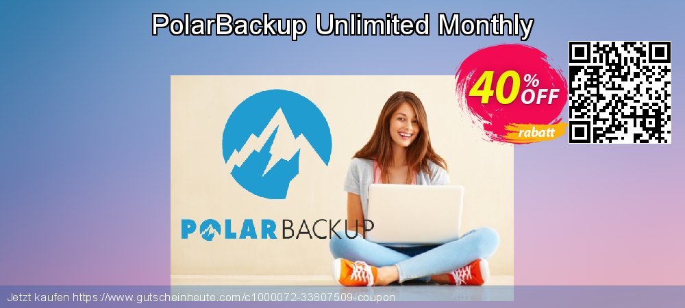 PolarBackup Unlimited Monthly beeindruckend Preisreduzierung Bildschirmfoto