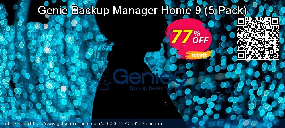 Genie Backup Manager Home 9 - 5 Pack  erstaunlich Ermäßigung Bildschirmfoto