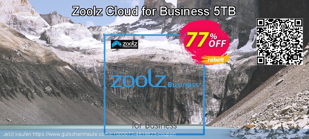 Zoolz Cloud for Business 5TB uneingeschränkt Rabatt Bildschirmfoto